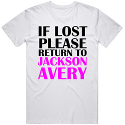 If Lost Please Return To Jackson Avery - Greys Anatomy T Shirt If Lost Please Return To Jackson Avery - Greys Anatomy T Shirt
