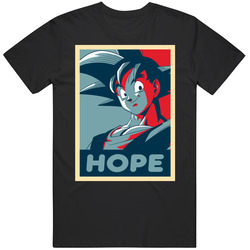 Goku Hope Ob Black T Shirt