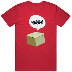 Warren's Schrodinger's Cat Meow Funny Cute What Is In The Box Tee Top T Shirt