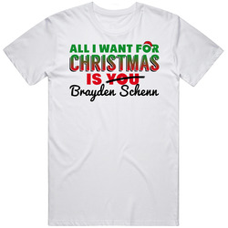 All I Want For Christmas Is Brayden Schenn Los Angeles Hockey Fan T Shirt