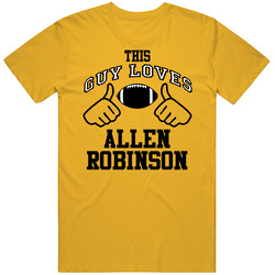 This Guy Loves Allen Robinson Jacksonville Football Fan Sports T Shirts T Shirt
