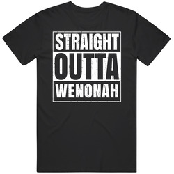 Straight Outta Wenonah High School Funny Graduation Parody T Shirt