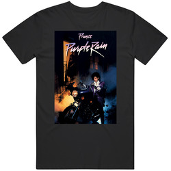 Prince Purple Rain Black T Shirt