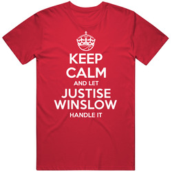 Justise Winslow Keep Calm Let Player Handle It Miami Basketball T Shirt