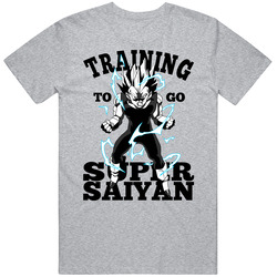 Training T G Sp Saiyan Vegeta Sportgrey T Shirt