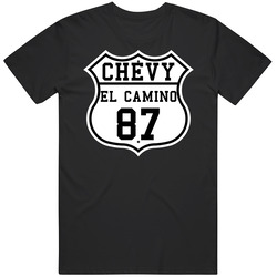 Highway Route 1987 El Camino Classic Car T Shirt