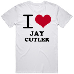 I Heart Jay Cutler  Love Chicago Football T Shirt