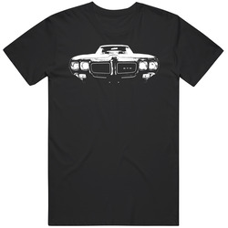 1970 Gto The Judge Grill View Black T Shirt