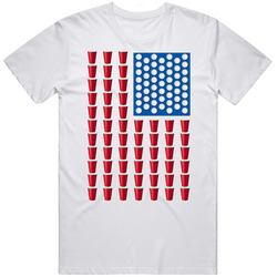 Beer Pong American Flag Fun 22 Jump Street Movie T Shirt Beer Pong American Flag Fun 22 Jump Street Movie T Shirt