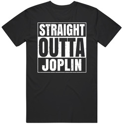 Straight Outta Joplin Missouri City Compton Parody Grunge T Shirt