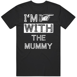 Im With Mummy Funny Stupid Couple Costume Halloween T Shirt
