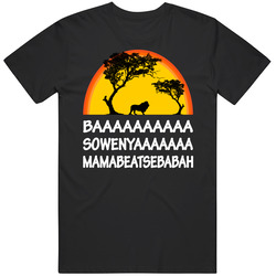 Baa Sowenya Lion King Black T Shirt