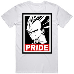 Vegeta Pride White T Shirt