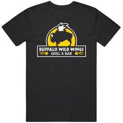 New T-Shirt BWW Buffalo Wild Wings Grill and Bar Bowl Mens Tee Size S-6XL T Shirt