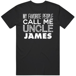 Favorite Uncle James Trendy Cool Name T Shirt