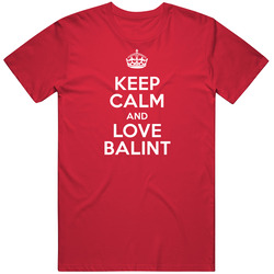Balint Keep Calm And Love Parody Custom Name T Shirt