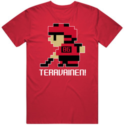 Teuvo Teravainen # 86 Tecmo Carolina Hockey Athlete Fan T Shirt