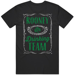 Rooney Drinking Team Beer Irish Name St Patricks Day T Shirt