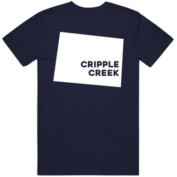 Cripple Creek Colorado Custom City Patriotic Usa T Shirt