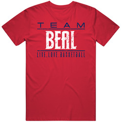 Bradley Beal Live Love Washington Basketball Team Fan Sports T Shirt