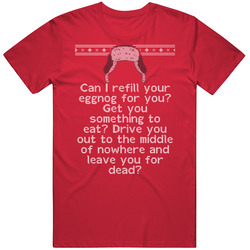 Leave You For Dead National Lampoons Christmas Vacation Quote Knit T Shirt Leave You For Dead National Lampoons Christmas Vacation Quote Knit T Shirt