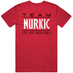 Jusuf Nurkic Live Love Portland Basketball Team Fan Sports T Shirt