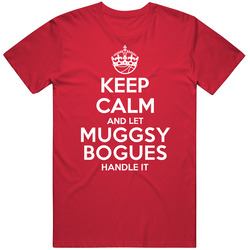 Muggsy Bogues Keep Calm Let Player Handle It Toronto Basketball T Shirt