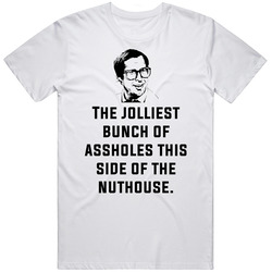 Jolliest Bunch Of Assholes National Lampooons Christmas Vacation Clark's Head Quote T Shirt Jolliest Bunch Of Assholes National Lampooons Christmas Vacation Clark's Head Quote T Shirt