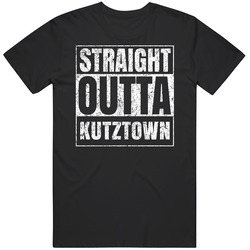 Straight Outta Kutztown City Grunge Worn Look Parody T Shirt Straight Outta Kutztown City Grunge Worn Look Parody T Shirt