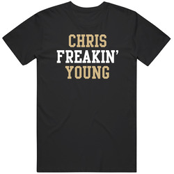 Chris Freakin' Young New Orleans Football Player Cool Fan T Shirt Chris Freakin' Young New Orleans Football Player Cool Fan T Shirt