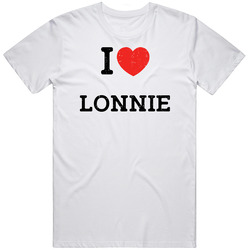 I Love Heart Lonnie First Name Worn Look T Shirt I Love Heart Lonnie First Name Worn Look T Shirt