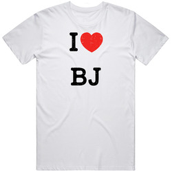 I Love Heart Bj First Name Worn Look T Shirt I Love Heart Bj First Name Worn Look T Shirt