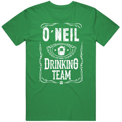 O'neil Irish Drinking Team Whiskey Beer Custom Name St Patricks Day T Shirt O'neil Irish Drinking Team Whiskey Beer Custom Name St Patricks Day T Shirt