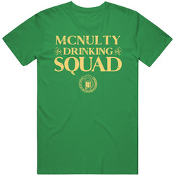 Mcnulty Irish Drinking Squad Beer Custom Name St Patricks Day T Shirt Mcnulty Irish Drinking Squad Beer Custom Name St Patricks Day T Shirt