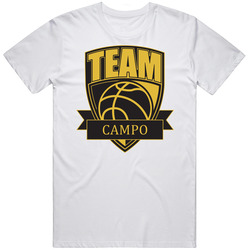 Team Campo Last Name Basketball T Shirt Team Campo Last Name Basketball T Shirt
