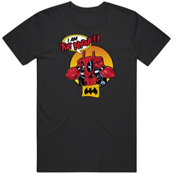 I Am The Night Funny Deadpool Pretending To Be Batman T Shirt I Am The Night Funny Deadpool Pretending To Be Batman T Shirt