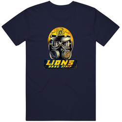 Lion's Drag Strip Vintage Drag Racer With Ventilators Hot Rod Race Logo Classic Racing T Shirt