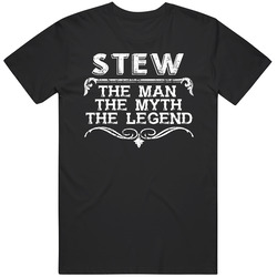 Stew Man Myth Legend Vintage Grunge Style Cool Name T Shirt