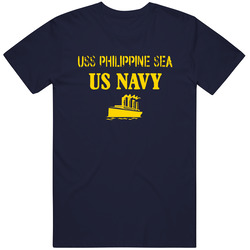 Uss Philippine Sea Us Navy Ship Crew T Shirt