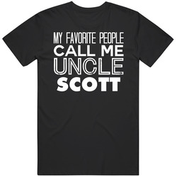 Favorite Uncle Scott Trendy Cool Name T Shirt