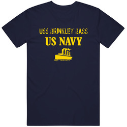 Uss Brinkley Bass Us Navy Ship Crew T Shirt