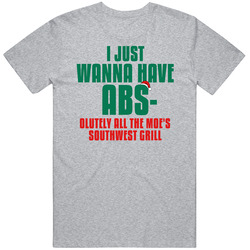 I Want Absolutely All The Moe's Southwest Grill Funny Christmas Workout Gym T Shirt