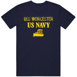 Uss Worcester Us Navy Ship Crew T Shirt