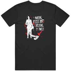 Making A List Checking It Twice Cool T Shirt