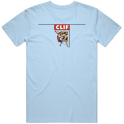 Clif Bar Horiztonal Logo And Climber T Shirt