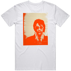 Elvis Mugshot, Andy Warhol print, T-shirt, Pop art, Retro 70's T Shirt