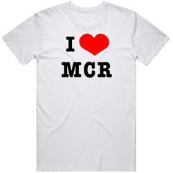 I Heart Love Manchester Support T Shirt