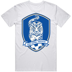 Korea T Shirt Official Soccer Jersey Association Crest 2016 Euro Cup Sports Tee Unisex Apparel T Shirt