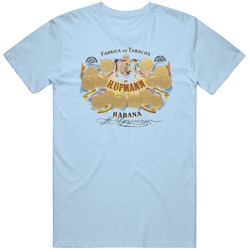 Cuban Cigar H Upmann Tobacco  Havana Habanos Popular Smoke Logo Label T Shirt