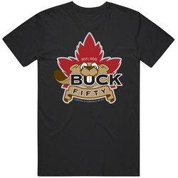 Buck Fifty Beer Logo T Shirt